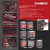 KinBox Garage Metal 147pcs Caixa de ferramentas Cabinete sobre rodas à venda