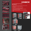 Ningbo KinBox 7 Gavetas 157 PCs EVA Bandey Tool Fool Cabinet com ferramentas para reparo automático