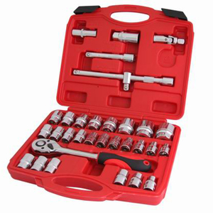 32pcs 1/2 "Dr.Socket Chave completa conjunto de caixas de ferramentas