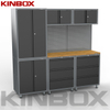 KinBox Metal Professional 9pcs Garage Tool Fool Cabinets para armazenamento de oficina