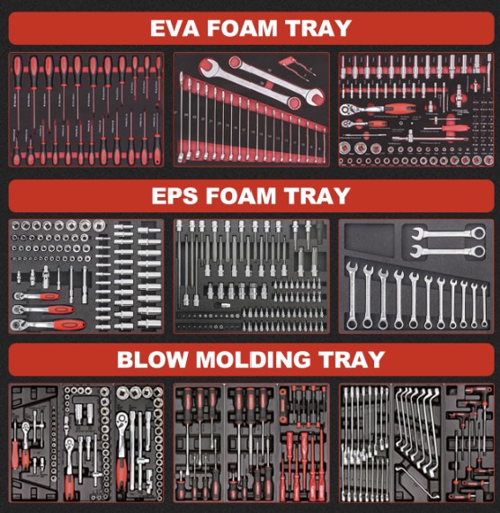 Arm&aacute;rio de ferramentas de rolamento de gaveta KINBOX 7 personalizado