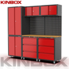 KinBox Metal Professional 9pcs Garage Tool Fool Cabinets para armazenamento de oficina