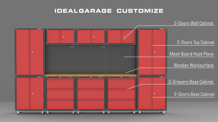 14 pe&ccedil;as a melhor bancada popular de garagem e armazenamento