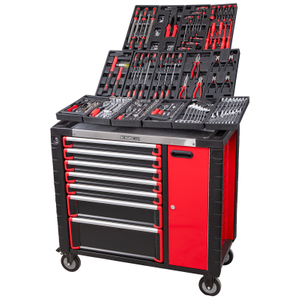 KinBox 248 BMC Bandeja Profissional de Handraft Durável kit de ferramentas multi -funcional Painel de metal aprimorado suporta personalização