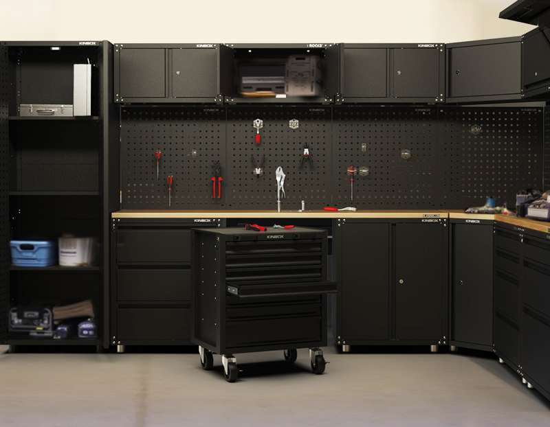 Tendências de design de gabinetes de armazenamento de garagem para 2026