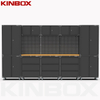 China KinBox Overhead 14pcs Garage Steel Armet para casa